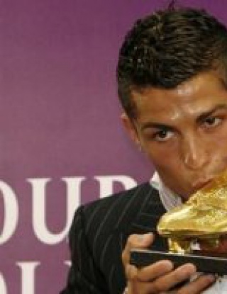 Кристиано Роналдо си взе \"Златната обувка\"