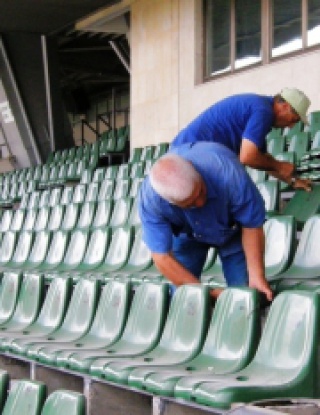 Италианци правят тестове на стадион \"Лазур\"