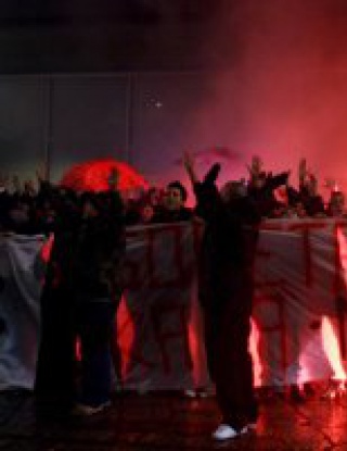 Тифози на Милан отново излязоха на протест