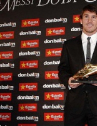 Лионел Меси си взе \"Златната обувка\"