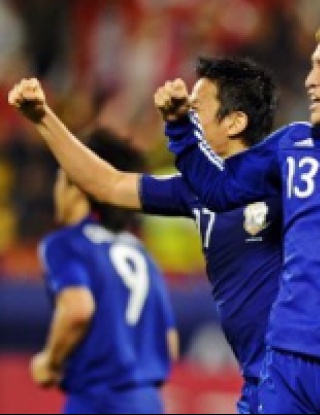 Япония победи звездите на Джей-лигата в благотворителен мач