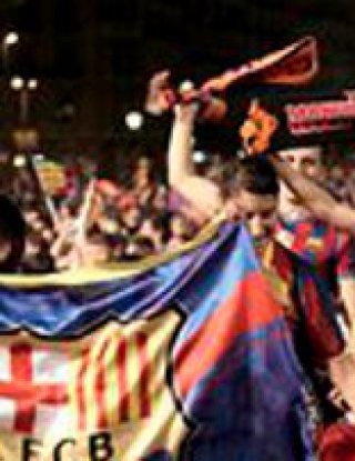 Феновете на Барса убедени в успеха