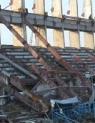 Драма: Стадионът в Плевен отиде за скрап (видео)
