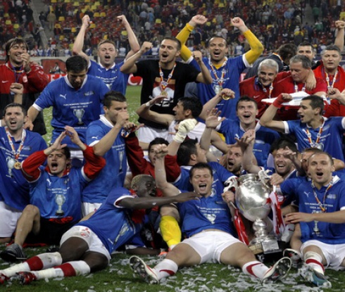 Динамо Букурещ вдигна Купата на Румъния