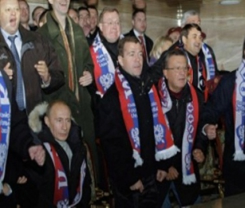 Премиерът на Русия поздрави Сборная