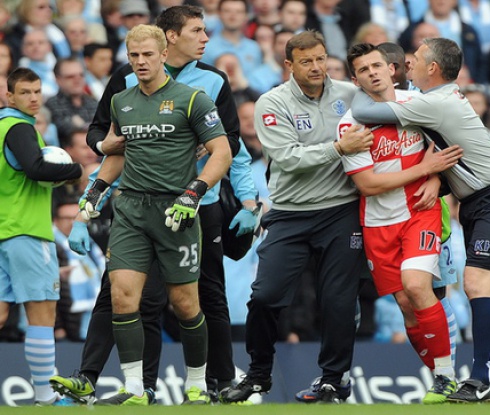 Джоуи Бартън се изгаври грубо с национал на Англия