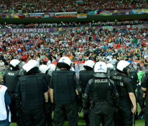 Общо 515 арестувани от началото на първенството в Полша