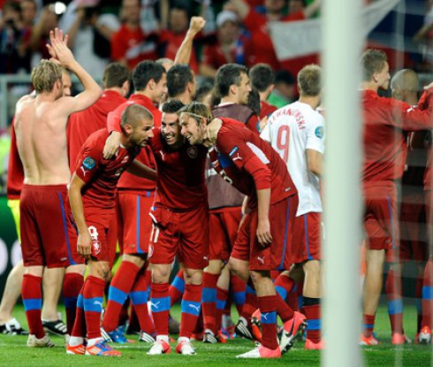 Чехия тренира дузпи преди 1/4-финала с Португалия