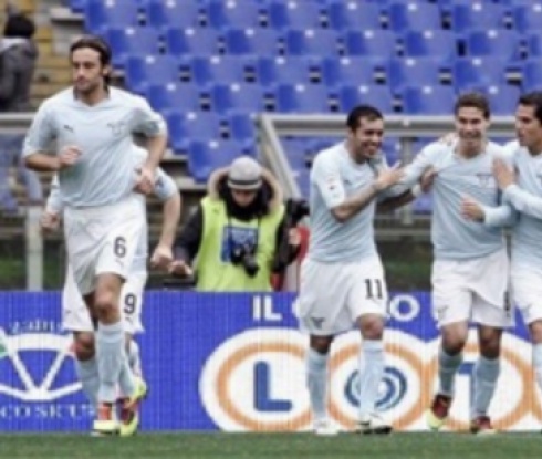 Лацио най-сетне се поздрави с победа в Серия "А" (видео)