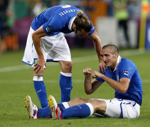 Киелини под въпрос за предстоящите мачове на Италия