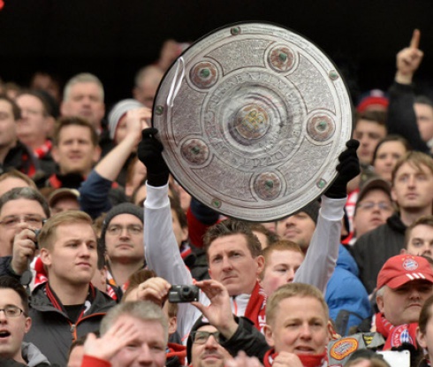 Байерн Мюнхен е новият шампион на Германия! (видео)