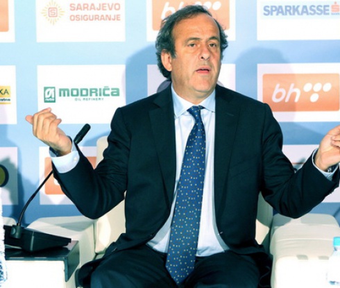 Мишел Платини се срещна с Владимир Путин в Москва