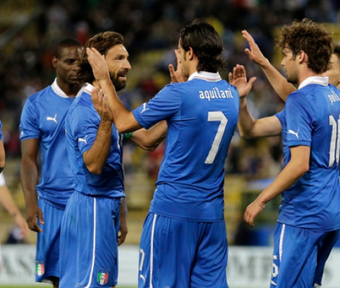 Италия загря за Чехия с победа над Сан Марино (видео)