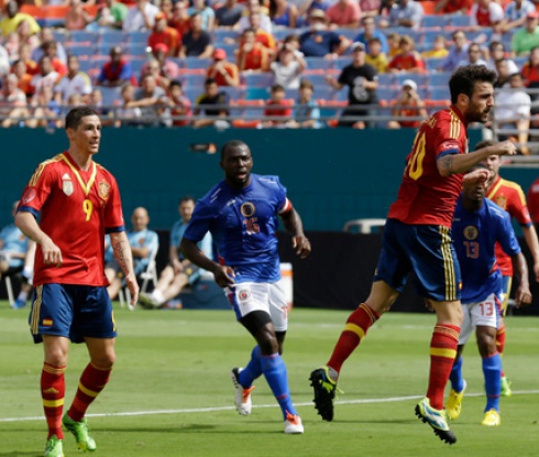 Испания победи Хаити с голове на Касорла и Фабрегас (видео)
