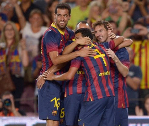 Барселона размаза Сантос с 8:0 при дебюта на Мартино (видео и снимки)