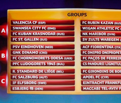 Вижте програмата на Лудогорец в група В на Лига Европа