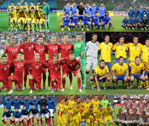 Четири сблъсъка и един звезден дуел в плейофите за Мондиал 2014 в зона Европа