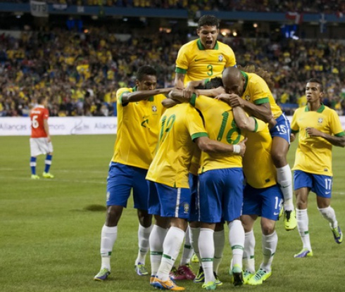 Бразилия надви Чили в Торонто (видео)