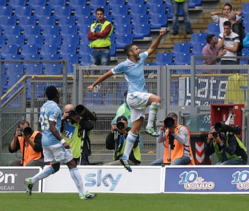 Лацио изскочи на 6-о място след успех срещу Сампдория