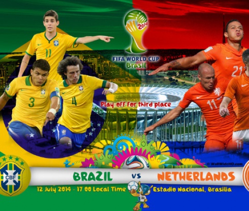 Бразилия срещу Холандия в утешителна битка
