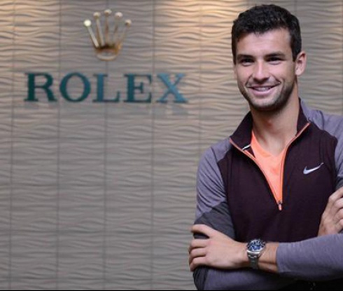 Григор Димитров вече е част от семейството на Rolex