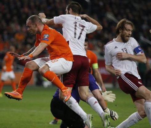 Холандия - Латвия 6:0 (видео)