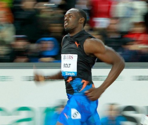 Колеблив Болт стигна до финала на 100 метра