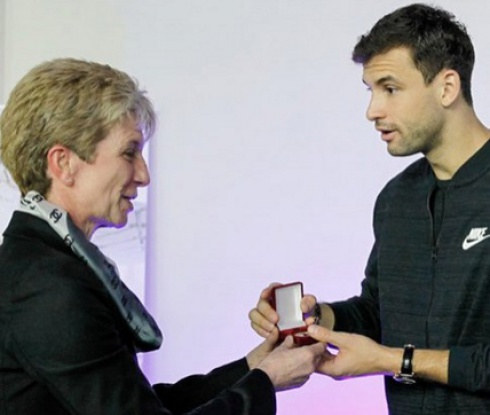 Григор Димитров с национален приз за "Специални заслуги към спорта и България"