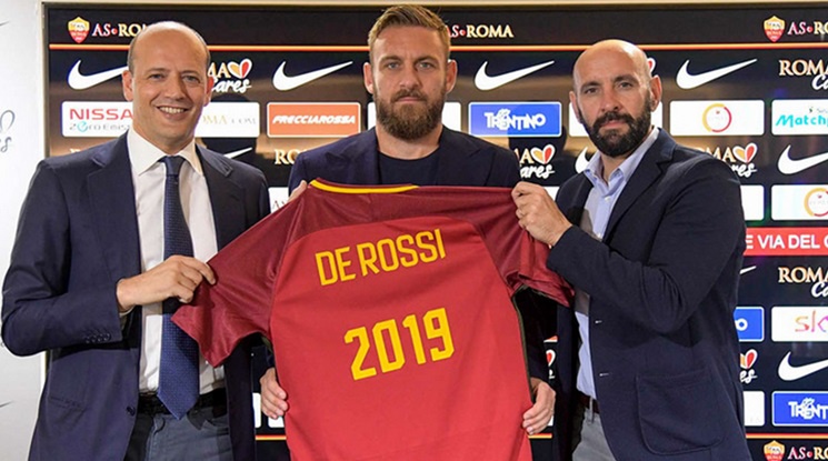 Официално: Де Роси подписа нов договор с Рома