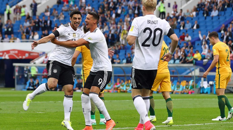 Германия надви Австралия в резултатен мач (видео)