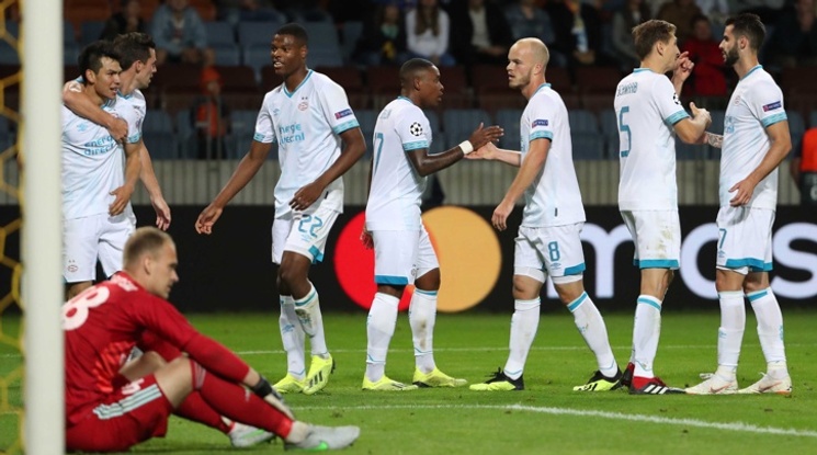 ПСВ прекъсна серия от 10 мача без победа в евротурнирите