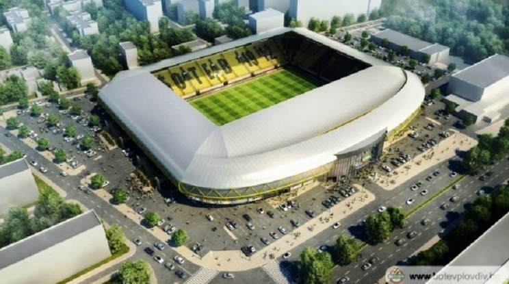 Подновяват реконструкцията на стадион "Христо Ботев" в Пловдив