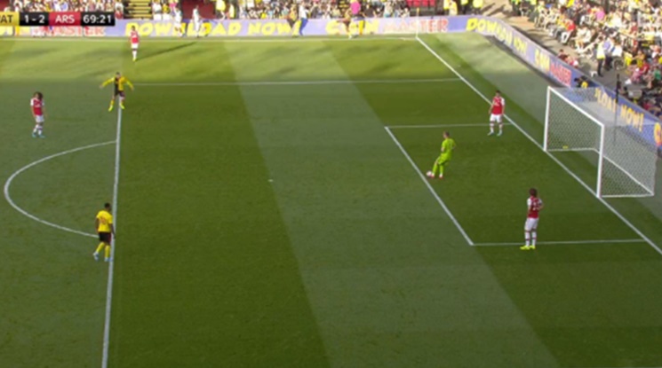 Арсенал пропиля два гола аванс срещу Уотфорд (видео)