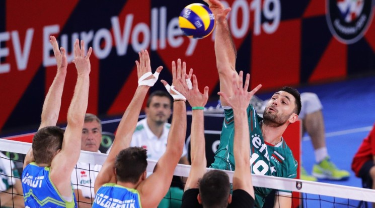 Словения удари България за първи път и е на 1/4-финал на Евроволей 2019