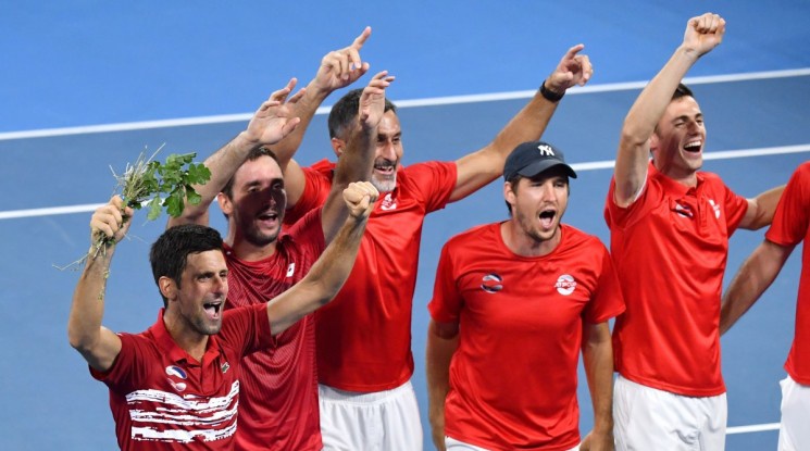 Сърбия обърна Франция и е вторият четвърфиналист за ATP Cup