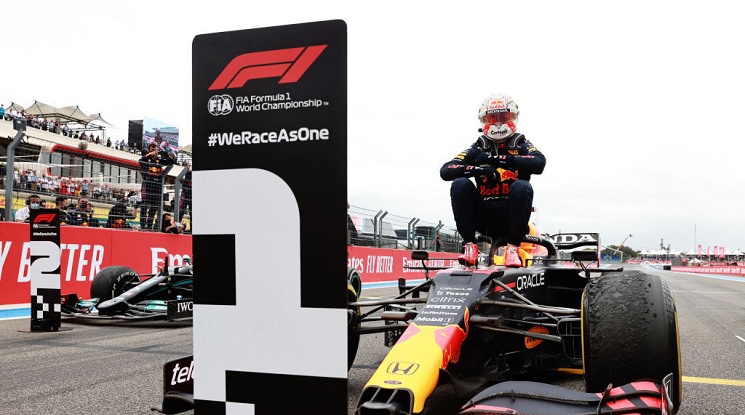 Макс Верстапен триумфира на Гран при на Франция