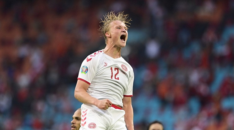 Дания изпепели шампионските амбиции на Уелс и е първият четвъртфиналист на Евро 2020 (видео) 