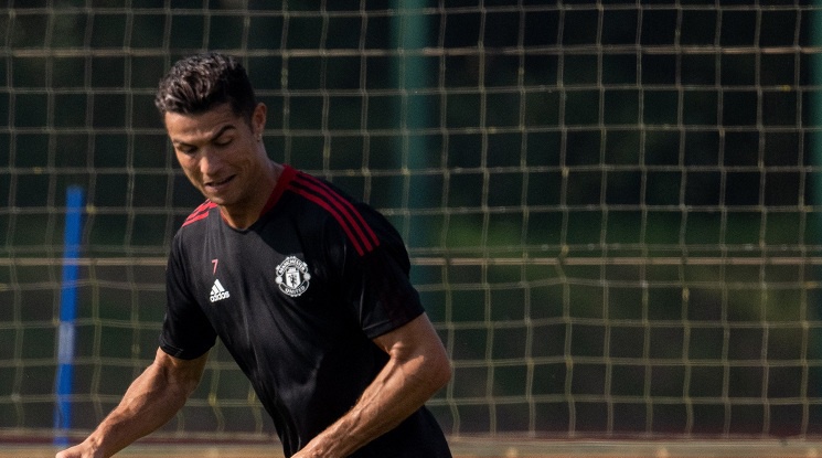 След 12-годишна пауза Кристиано Роналдо отново тренира с Ман Юнайтед