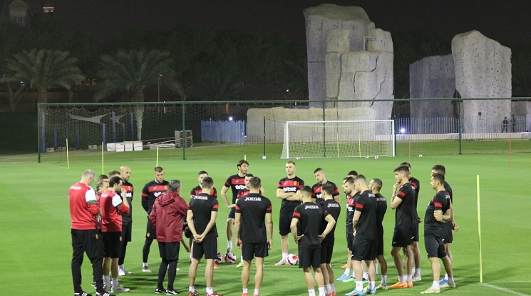 Националният отбор проведе първа тренировка в Катар