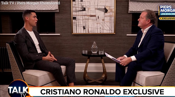 Първа част от скандалното интервю на Роналдо с Пиърс Морган