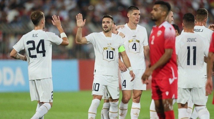 Сърбия остави отлични впечатления с играта си в приятелски мач срещу Бахрейн