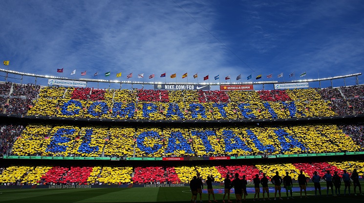 От Барселона излязоха с официално съобщение, в което се изяснява инцидента с испанското знаме