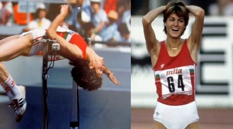 На 30 август 1987 г. на Световното Стефка Костадинова поставя световен рекорд в скока на височина