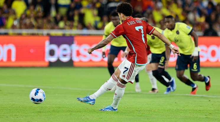Луис Диас се превърна в антигерой за Колумбия срещу Еквадор (видео)