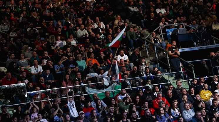 Уникална атмосфера в "Арена София" след титлата на Насар