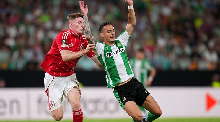 Късен гол на Антони спаси Бетис срещу Форест