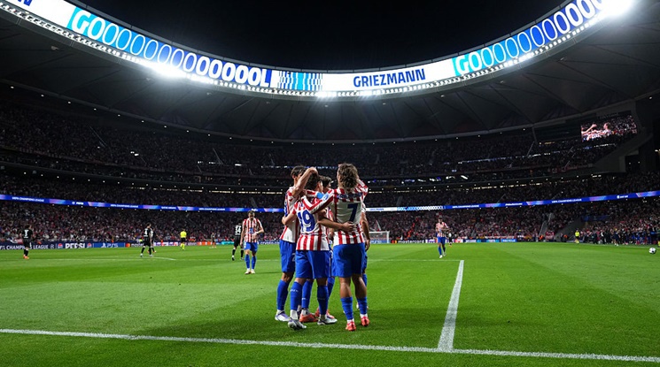 Атлетико сгази Айнрахт, Гризман с рекорд