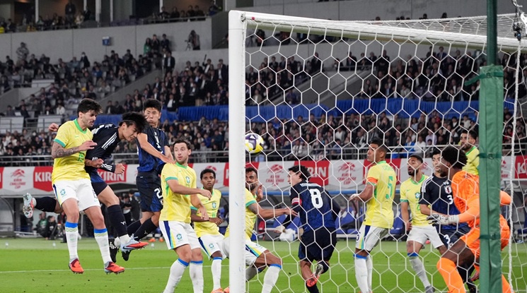 Япония - Бразилия (репортаж)