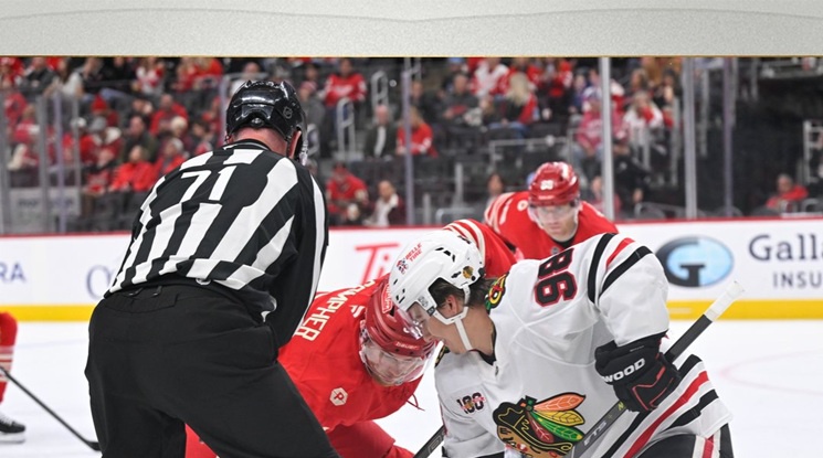 Детройт Ред Уингс - Чикаго Блекхоукс (репортаж)