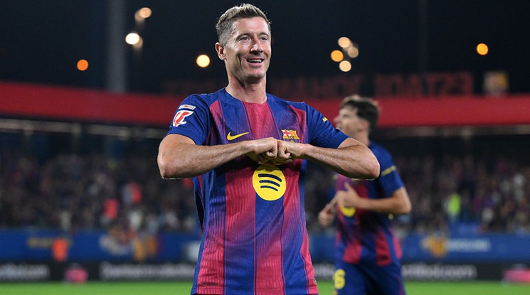 От Барса карали Левандовски умишлено да не вкарва голове